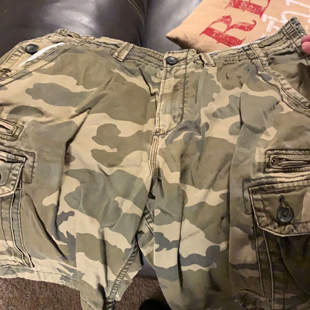Camo Quiksilver Cargo Shorts
